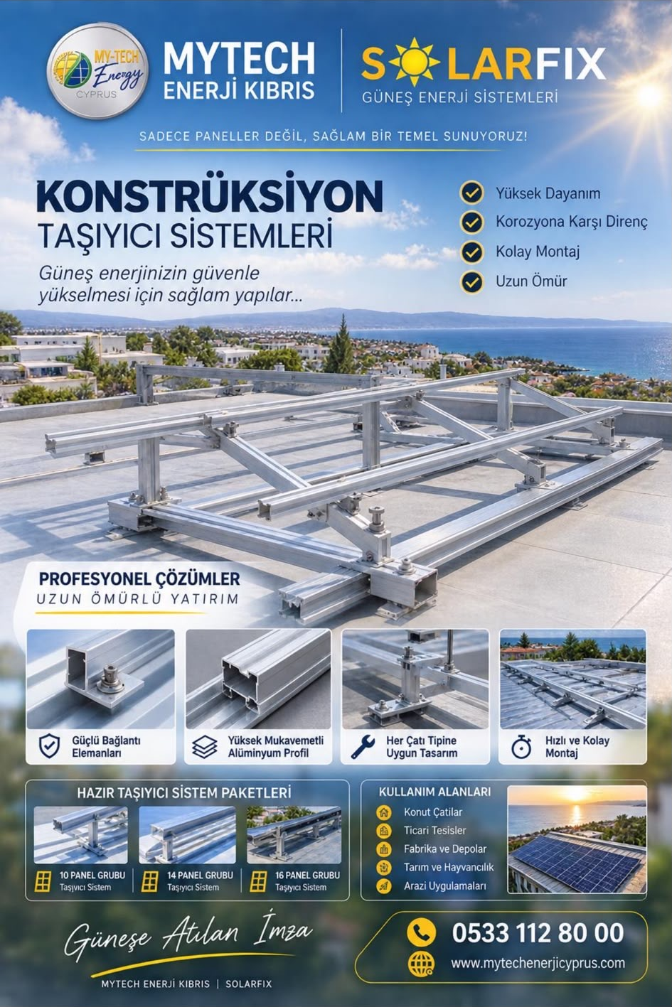 SolarFix Konstrüksiyon Taşıyıcı Sistemleri