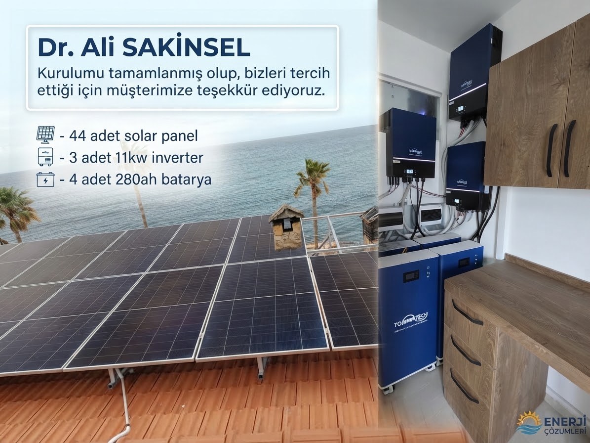 Dr. Ali Sakinsel - Konut GES + Enerji Depolama